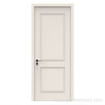 Modern solid wooden single leaf entry door